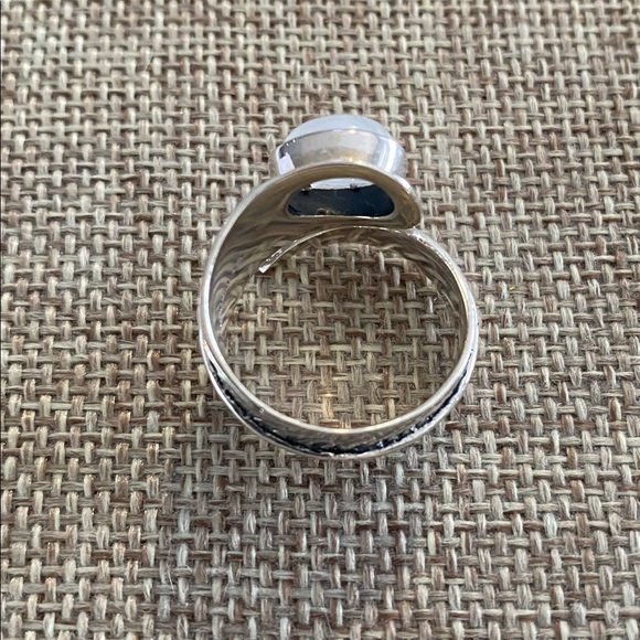 New Silpada Feather Opal Ring Size 7.5 and one size 8. - Picture 4 of 7